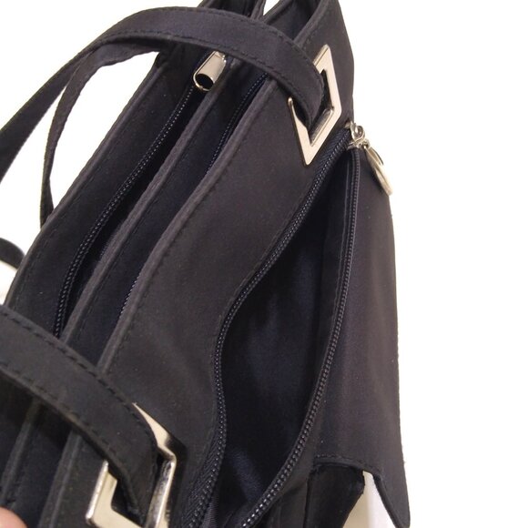 Nine West Multiple Compartment Double Strap Shoulder Tote Bag Zipper Closure - Picture 5 of 6